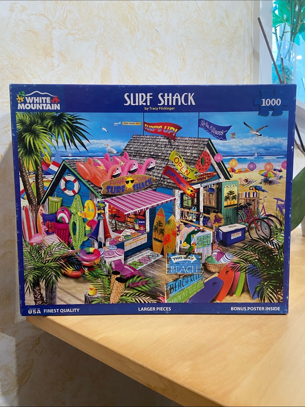 White Mountain Surf Shack by Tracy Flickinger - 1000 Piece Puzzle
